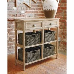 Cheapest 🎉 Wood Signature Design By Ashley Oslember Sofa Table 💯 -Convenience Concepts Shop detail2ASHY5782