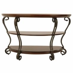 Budget 🧨 Metal Signature Design By Ashley Nestor Sofa Table 👏 -Convenience Concepts Shop detail2ASHY799