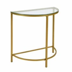 Wholesale 👍 Carolina Chair & Table Co. Metal Carolina Chair & Table Co. Fenice Half Round Console Table 😉 7 Wholesale 👍 Carolina Chair & Table Co. Metal Carolina Chair & Table Co. Fenice Half Round Console Table 😉 -Convenience Concepts Shop detail2CCH424