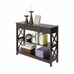 Wholesale 🔥 Wood Convenience Concepts Oxford Console Table With Drawer 😀 -Convenience Concepts Shop detail2CONV588