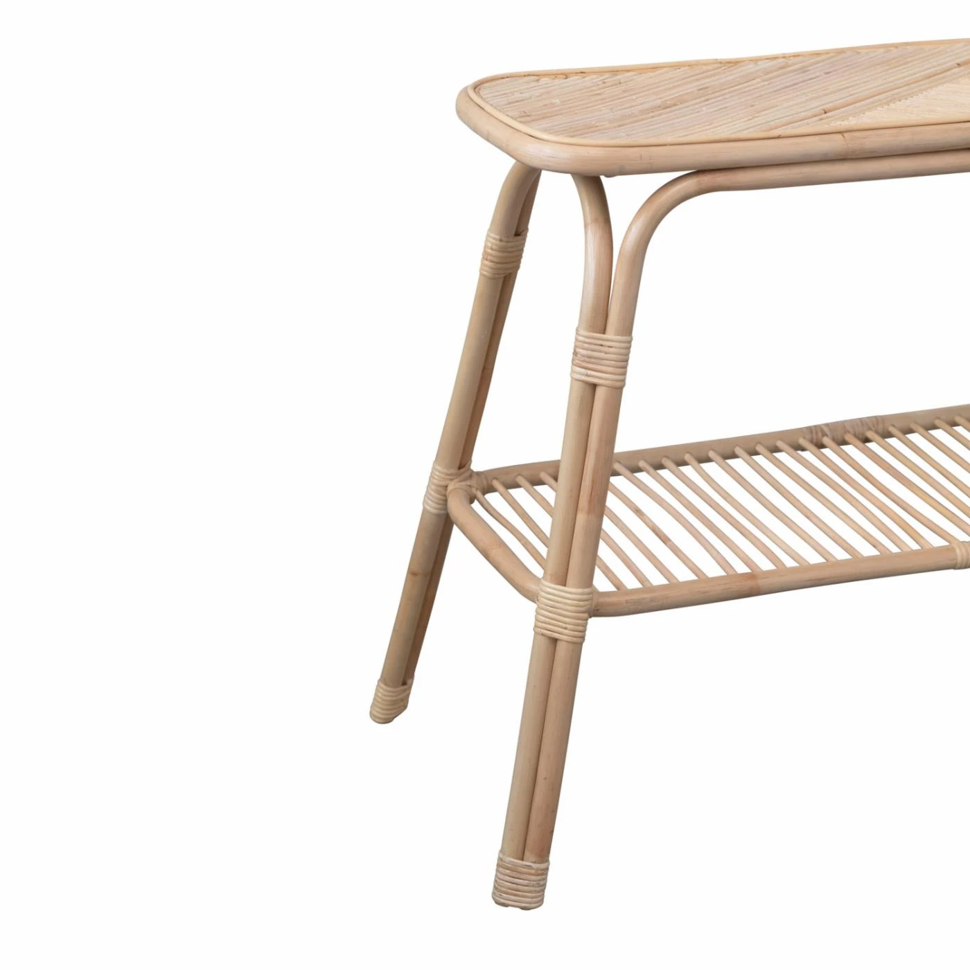 Best Pirce 🔔 Rattan/Wicker Creative Co-Op Hand-Woven Rattan Open Shelf Console Table 😀 4 Best Pirce 🔔 Rattan/Wicker Creative Co-Op Hand-Woven Rattan Open Shelf Console Table 😀 - Image 4