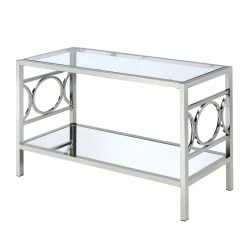 Brand new 👏 Metal Furniture Of America Nadya Circle Accented Sofa Table ⭐ -Convenience Concepts Shop detail2ENLB2727