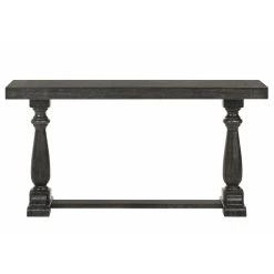 Promo 🛒 Wood Furniture Of America Ari 59 In. Classic Console Table - Gray 😍 -Convenience Concepts Shop detail2ENLB5354