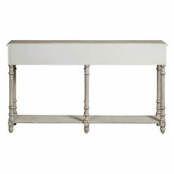 Promo ???? Wood HomeFare Distressed 2 Drawer Console Table ???? -Convenience Concepts Shop detail2HOMM2207