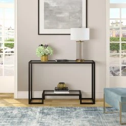 Budget ???? Hudson & Canal Metal Hudson & Canal Athena Console Table ❤️ -Convenience Concepts Shop detail2HUDO132