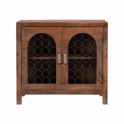 Wholesale ✨ Metal Powell Cabarras 2-Door Console - Brown 🛒 -Convenience Concepts Shop detail2LHD2455