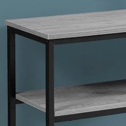 Wholesale 🔥 Metal Monarch Specialties Rectangular Console Table With Half Shelf ⌛ -Convenience Concepts Shop detail2MON1619