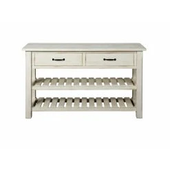 Flash Sale ???? Martin Svensson Home Barn Door Solid Wood 50 In. Sofa Console Table ???? -Convenience Concepts Shop detail2SBF338