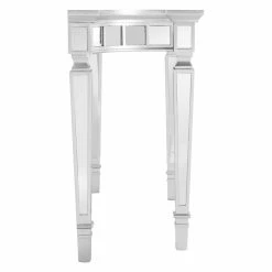 Cheap 😉 Glass Southern Enterprises Glenview Glam Mirrored Console Table - Matte Silver 🥰 11 Cheap 😉 Glass Southern Enterprises Glenview Glam Mirrored Console Table - Matte Silver 🥰 -Convenience Concepts Shop detail2SEI2401