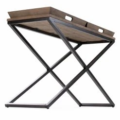Hot Sale ???? Brooklyn & Max Metal Brooklyn + Max Dionne Aged Elm Wood Tray Top Console Table ???? 11 Hot Sale ???? Brooklyn & Max Metal Brooklyn + Max Dionne Aged Elm Wood Tray Top Console Table ???? -Convenience Concepts Shop detail2SIMP1124