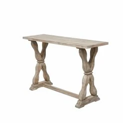Top 10 ???? Wood DecMode Farmhouse Trestle Console Table ???? 11 Top 10 ???? Wood DecMode Farmhouse Trestle Console Table ???? -Convenience Concepts Shop detail2UMA12895