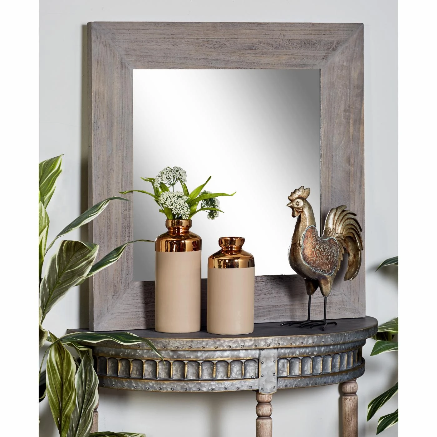 Cheapest π₯° DecMode Traditional Fir Wood And Iron Half-Round Console Table π 4 Cheapest π₯° DecMode Traditional Fir Wood And Iron Half-Round Console Table π - Image 4