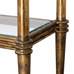 New 🎉 Uttermost Rectangle Elenio Glass Console Table 🧨 -Convenience Concepts Shop detail2UMC5731