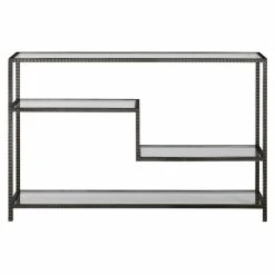 Best reviews of 😉 Metal Uttermost Leo Industrial Console Table 👍 -Convenience Concepts Shop detail2UMC8641