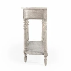 Buy 🌟 Butler Specialty Wood Butler Danielle Marble Console Table - Rustic Gray 🔔 -Convenience Concepts Shop detail3BTR3757