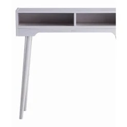 Brand new 🛒 Wood Furniture Of America Funkhouser Mid-Century 2-Shelf Console Table - Weathered Walnut 🔥 -Convenience Concepts Shop detail3ENLB5602