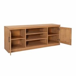 Outlet ✔️ Wood Linon Vincent 2-Door Console Table - Matte Maple ❤️ 12 Outlet ✔️ Wood Linon Vincent 2-Door Console Table - Matte Maple ❤️ -Convenience Concepts Shop detail3LHD2509