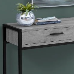 Buy 🛒 Metal Monarch Specialties Rectangular 2 Drawer Console Table 🌟 -Convenience Concepts Shop detail3MON1618