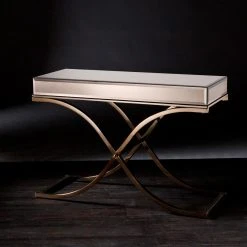 Top 10 🎁 Metal Southern Enterprises Ava Mirrored Console Table 🛒 -Convenience Concepts Shop detail3SEI1824