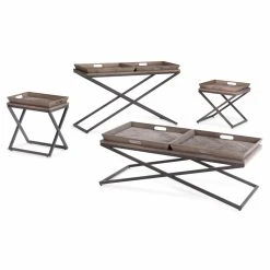 Hot Sale ???? Brooklyn & Max Metal Brooklyn + Max Dionne Aged Elm Wood Tray Top Console Table ???? 13 Hot Sale ???? Brooklyn & Max Metal Brooklyn + Max Dionne Aged Elm Wood Tray Top Console Table ???? -Convenience Concepts Shop detail3SIMP1124