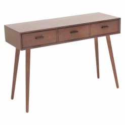 Promo ???? Wood DecMode Rectangular 3 Drawer Console Table ???? -Convenience Concepts Shop detail3UMA6181