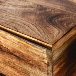 Best reviews of 🎁 Metal !nspire Industrial Chic Solid Wood And Wrought Iron 2 Shelf Console Table 🤩 -Convenience Concepts Shop detail3WORW461