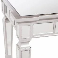 Cheap 😉 Glass Southern Enterprises Glenview Glam Mirrored Console Table - Matte Silver 🥰 14 Cheap 😉 Glass Southern Enterprises Glenview Glam Mirrored Console Table - Matte Silver 🥰 -Convenience Concepts Shop detail4SEI2401