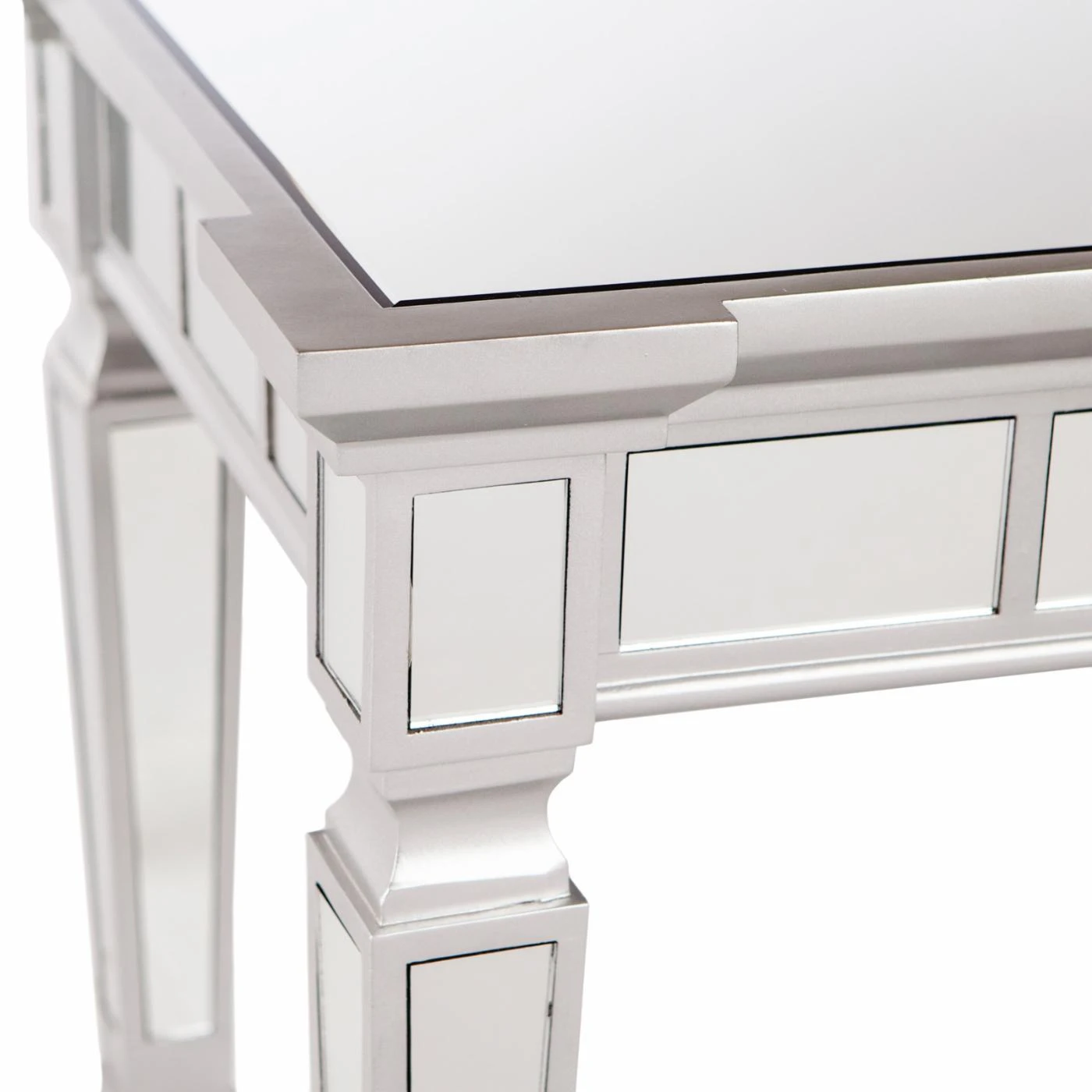 Cheap 😉 Glass Southern Enterprises Glenview Glam Mirrored Console Table - Matte Silver 🥰 7 Cheap 😉 Glass Southern Enterprises Glenview Glam Mirrored Console Table - Matte Silver 🥰 - Image 7