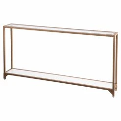 Cheapest 🎉 Metal Southern Enterprises Bergen Narrow Console Table 🧨 -Convenience Concepts Shop detail4SEI2484