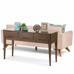 Hot Sale ???? HN Home Ando Mid-Century Modern Solid Hardwood Console Table ???? -Convenience Concepts Shop detail5SIMP1130