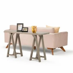 Flash Sale ⭐ Brooklyn & Max Brooklyn + Max Spokane Pine Wood Console Table 🤩 -Convenience Concepts Shop detail5SIMP1139