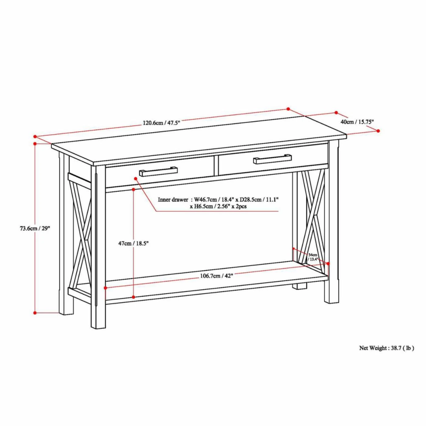 Best reviews of ๐งจ Brooklyn & Max Wood Brooklyn + Max Providence 2 Drawer Console Table ๐ 8 Best reviews of ๐งจ Brooklyn & Max Wood Brooklyn + Max Providence 2 Drawer Console Table ๐ - Image 8