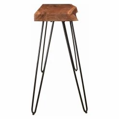 Cheap 👍 Metal !nspire Acasia Wood And Iron Console Table 👏 -Convenience Concepts Shop detail5WORW205