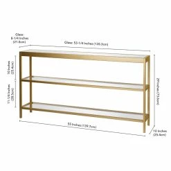 Outlet ???? Hudson & Canal Metal Hudson & Canal Alexis Console Table ⌛ -Convenience Concepts Shop detail6HUDO130