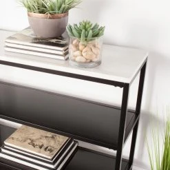 Promo 🎉 Metal Southern Enterprises Corman Console Table ❤️ -Convenience Concepts Shop detail6SEI2575