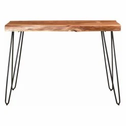 Cheap 👍 Metal !nspire Acasia Wood And Iron Console Table 👏 -Convenience Concepts Shop detail6WORW205