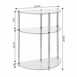 Cheap 🔔 Metal Convenience Concepts 3 Tiered Console Table 🔔 7 Cheap 🔔 Metal Convenience Concepts 3 Tiered Console Table 🔔 -Convenience Concepts Shop detail7CONV413