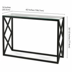 Budget ???? Hudson & Canal Metal Hudson & Canal Dixon Console Table ???? 19 Budget ???? Hudson & Canal Metal Hudson & Canal Dixon Console Table ???? -Convenience Concepts Shop detail7HUDO031