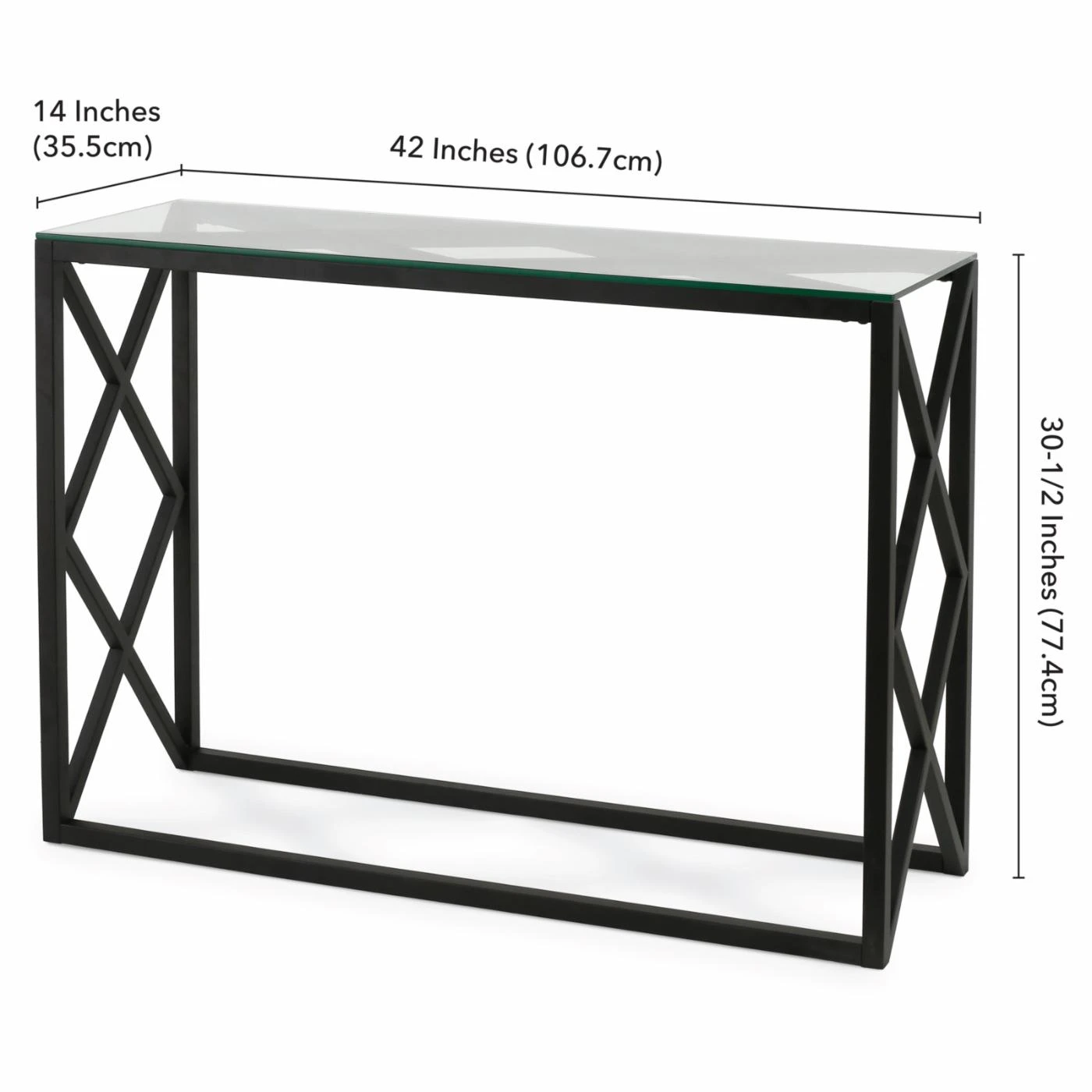 Budget ???? Hudson & Canal Metal Hudson & Canal Dixon Console Table ???? 10 Budget ???? Hudson & Canal Metal Hudson & Canal Dixon Console Table ???? - Image 10