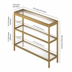 Outlet ???? Hudson & Canal Metal Hudson & Canal Alexis Console Table ⌛ -Convenience Concepts Shop detail7HUDO130