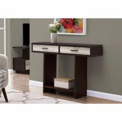 Best Sale ???? Wood Monarch Specialties Contemporary 2 Drawer Console Table ✨ 19 Best Sale ???? Wood Monarch Specialties Contemporary 2 Drawer Console Table ✨ -Convenience Concepts Shop detail7MON1648