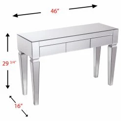 Outlet 💯 Glass Southern Enterprises Darien Contemporary Mirrored Console Table 🎁 19 Outlet 💯 Glass Southern Enterprises Darien Contemporary Mirrored Console Table 🎁 -Convenience Concepts Shop detail7SEI2403