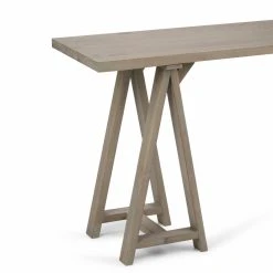 Flash Sale ⭐ Brooklyn & Max Brooklyn + Max Spokane Pine Wood Console Table 🤩 -Convenience Concepts Shop detail7SIMP1139
