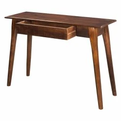 Deals 💯 !nspire Solid Wood Flared-Leg Console Table 😀 -Convenience Concepts Shop detail7WORW208