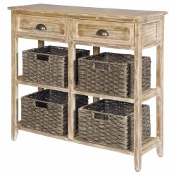 Cheapest 🎉 Wood Signature Design By Ashley Oslember Sofa Table 💯 -Convenience Concepts Shop detailASHY5782