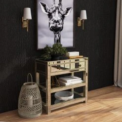 Best deal 🥰 Wood Butler Specialty Masterpiece Miranda Console Table ✔️ -Convenience Concepts Shop detailBTR2495