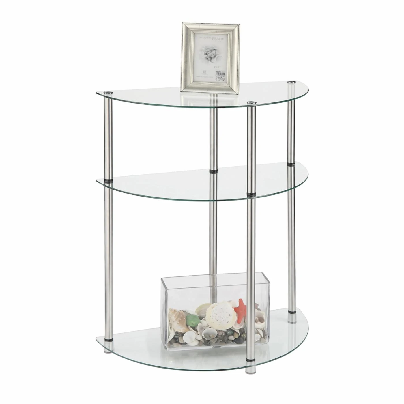 Cheap 🔔 Metal Convenience Concepts 3 Tiered Console Table 🔔 3 Cheap 🔔 Metal Convenience Concepts 3 Tiered Console Table 🔔 - Image 3
