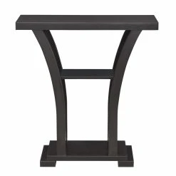Wholesale 🌟 Wood Crown Mark Draper Rectangular Console Table 😉 -Convenience Concepts Shop detailCROW053