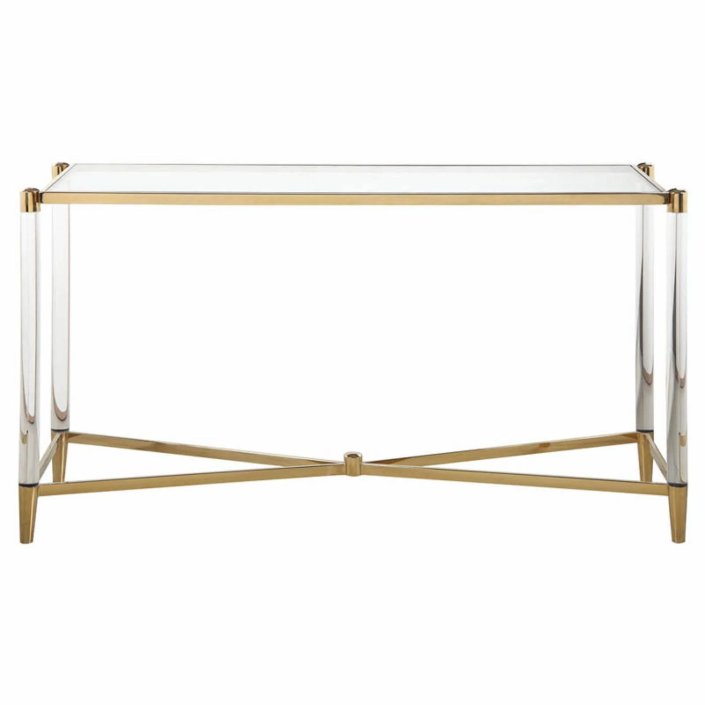 Wholesale 🌟 Acrylic Chintaly Denali Rectangular Sofa Table ⭐ 3 Wholesale 🌟 Acrylic Chintaly Denali Rectangular Sofa Table ⭐ - Image 3