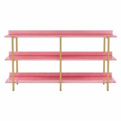 Buy 👍 Metal Furniture Of America Halima 3-Shelf Display Shelf - Light Walnut 💯 8 Buy 👍 Metal Furniture Of America Halima 3-Shelf Display Shelf - Light Walnut 💯 -Convenience Concepts Shop detailENLB5674